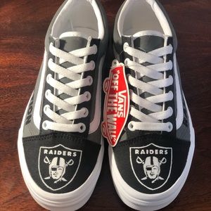 raiders vans shoes